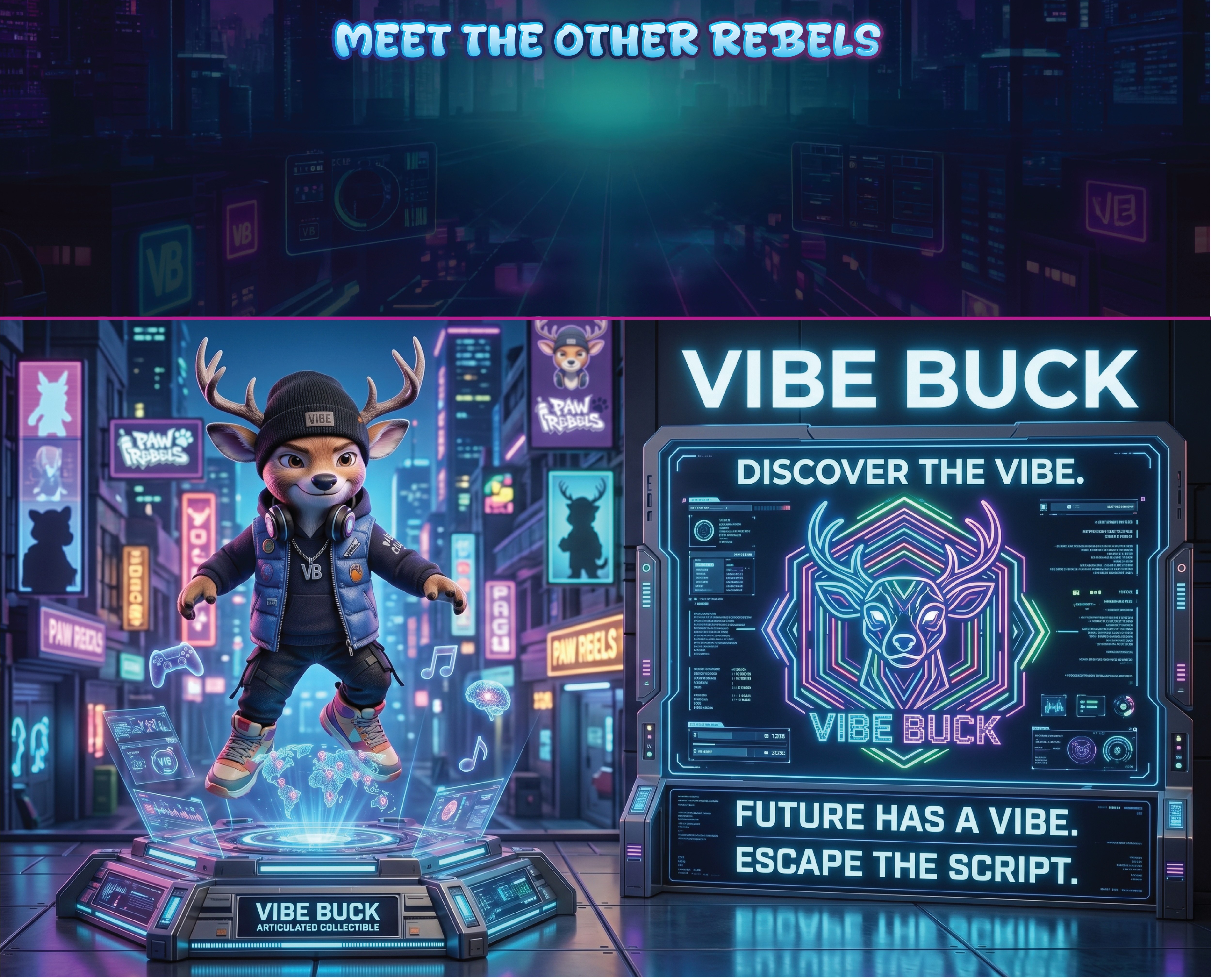 Vibe Buck Footer